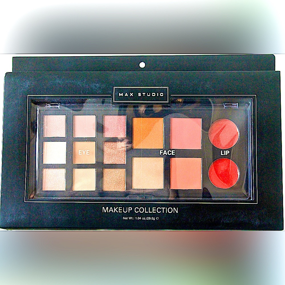 MAX STUDIO MAKEUP COLLECTION EYESHADOWS HIGHLIGHTER BLUSHES BRONZER LIP GLOSSES